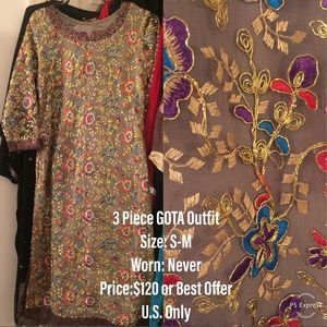 Pakistani / Indian Gota Shalwar Kameez